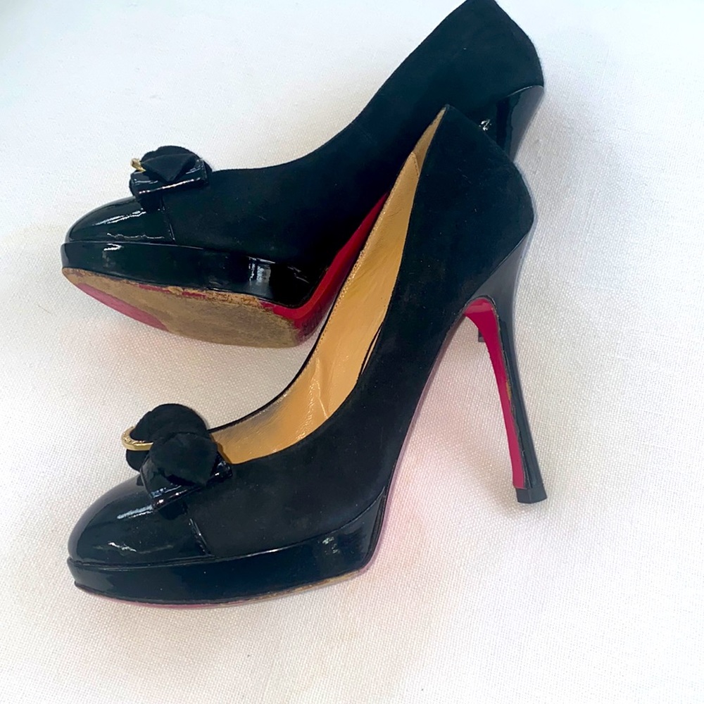 Luciano Padovan Platform Suede Heel